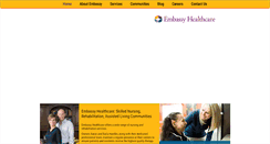 Desktop Screenshot of embassyhealthcare.net